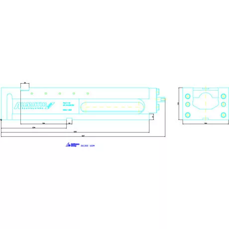 Allmatic NC nagy szorítóerejű gépsatu TITAN 2 160M