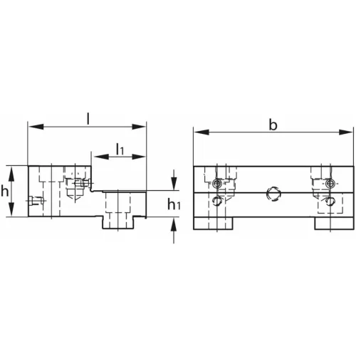Allmatic Lépcsős pofa, szorítókörmökhöz fix 125
