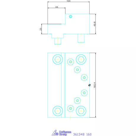 Allmatic Lépcsős pofa, szorítókörmökhöz fix 160