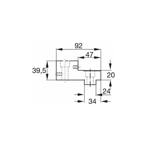 Allmatic Lépcsős pofa fix 125