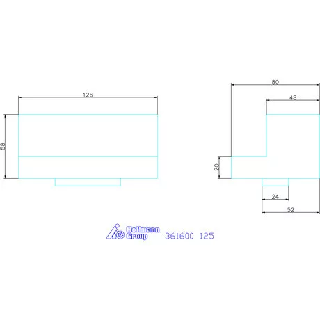 Allmatic Adapterpofa mobil 125