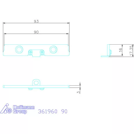 Allmatic Lépcsős rátétpofa pár, bepattintós rendszerű, edzett acél 90