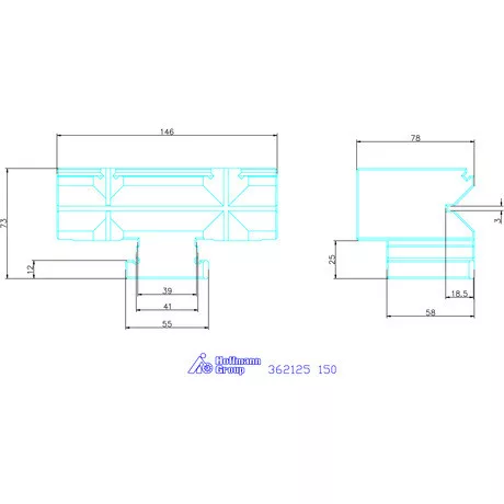 Gerardi Prizmás pofa (darab) 150 mm