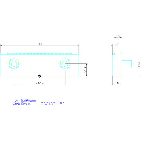 Előtétpofa LANG rendszer 150