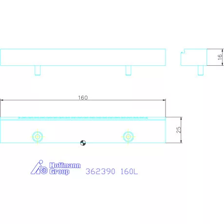 Garant Szorító előtétpofa 160L mm