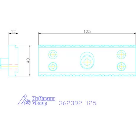 Garant Szorító előtétpofa 125 mm