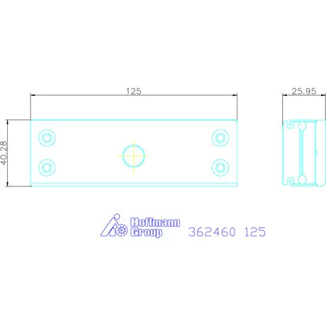 Allmatic Görgős leszorító pofa pár 125 mm