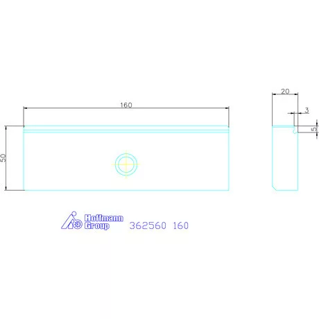 Allmatic Szorítópofa pár lépcsős felfekvő felülettel 160 mm