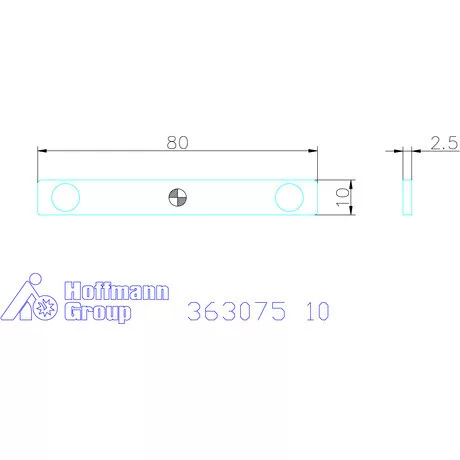 Garant Párhuzamos alátétek pár Mágneses 10 mm