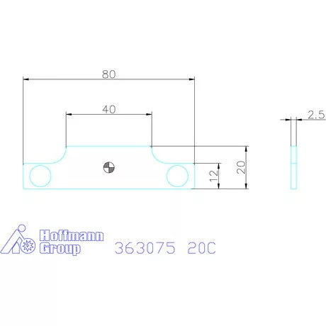 Garant Párhuzamos alátétek pár Mágneses 20C mm