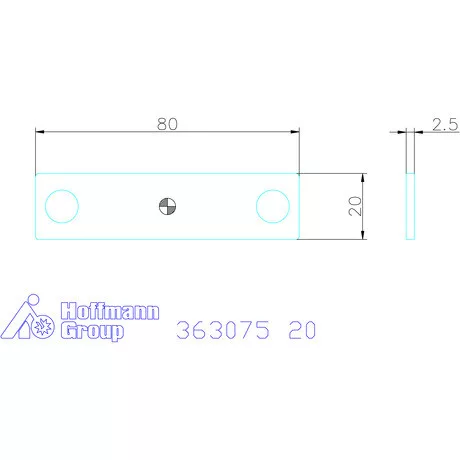 Garant Párhuzamos alátétek pár Mágneses 20 mm