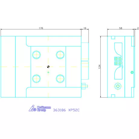 Garant Automatizációs konzol pneumatikus XP52C