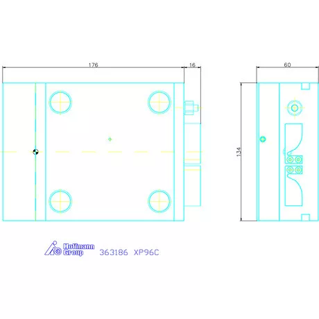 Garant Automatizációs konzol pneumatikus XP96C