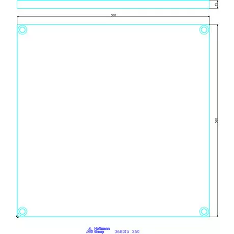 Garant Befogó-/védőlap 360 mm