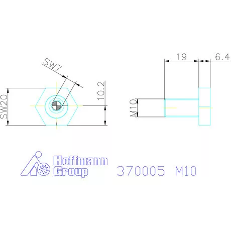 Mitee-Bite Excenteres szorító M10