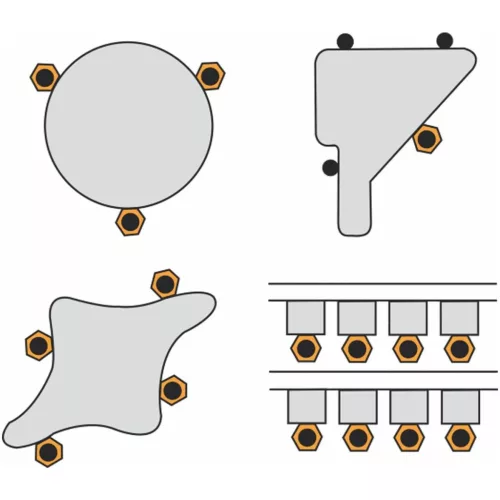 Mitee-Bite Excenteres szorító M16
