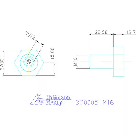 Mitee-Bite Excenteres szorító M16