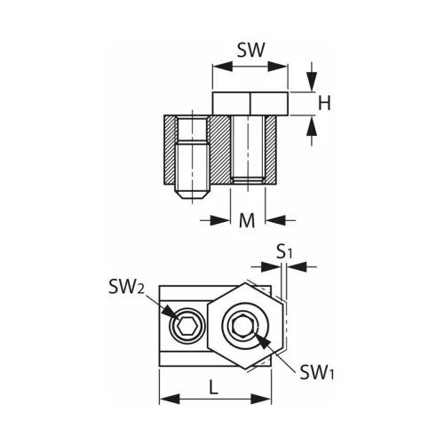 Mitee-Bite Excenteres szorító 8 mm