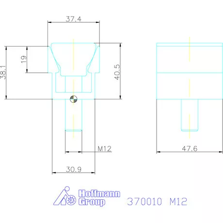Mitee-Bite Kettős ékbefogó M12