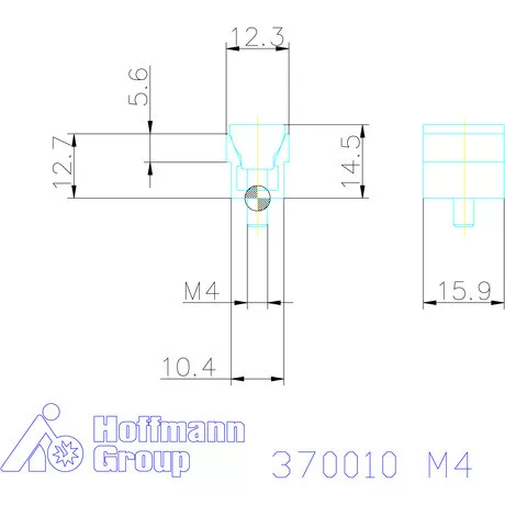 Mitee-Bite Kettős ékbefogó M4