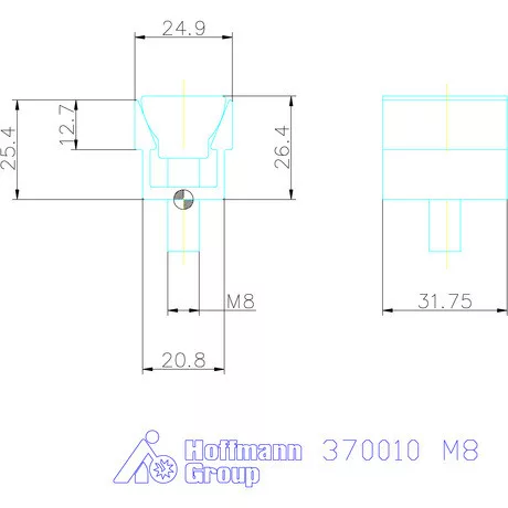 Mitee-Bite Kettős ékbefogó M8