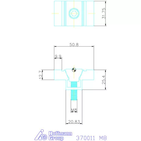 Mitee-Bite Alakzáró duplaékes befogó M8