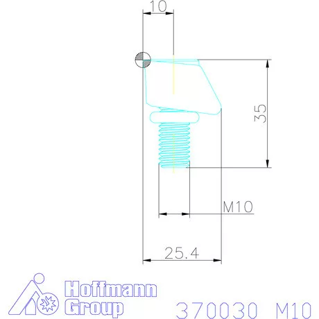 Mitee-Bite Pitbull szorító tompa M10