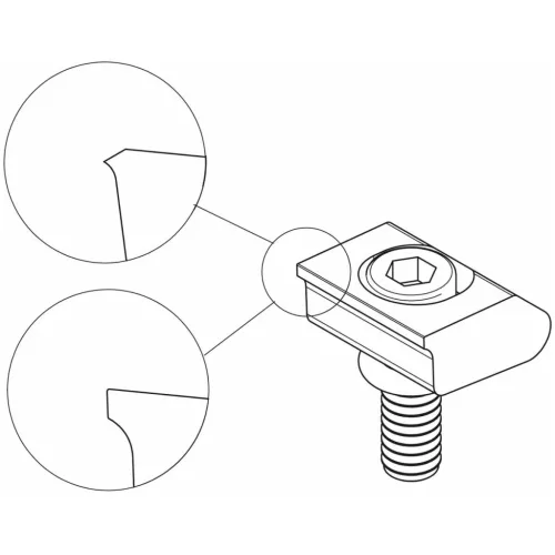 Mitee-Bite Pitbull szorító tompa M2,5