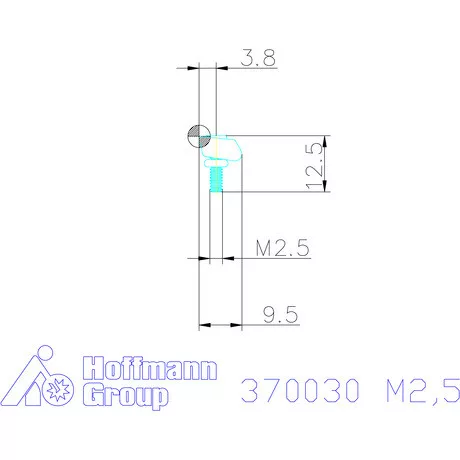 Mitee-Bite Pitbull szorító tompa M2,5