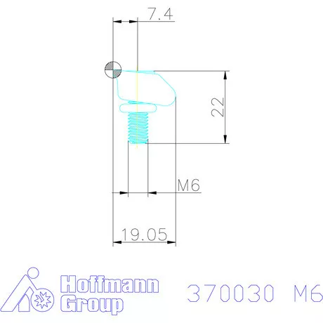 Mitee-Bite Pitbull szorító tompa M6