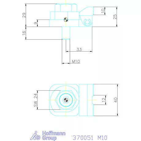 Kipp Leszorító excenterrel M10
