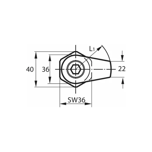 Kipp Szorító kampó vállal M16 1