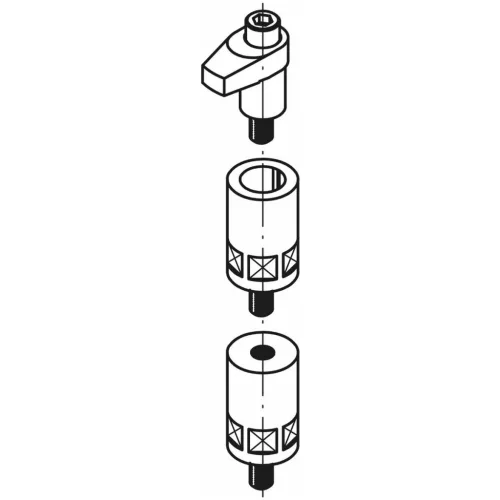 Kipp Köszörült leszorító M12 7