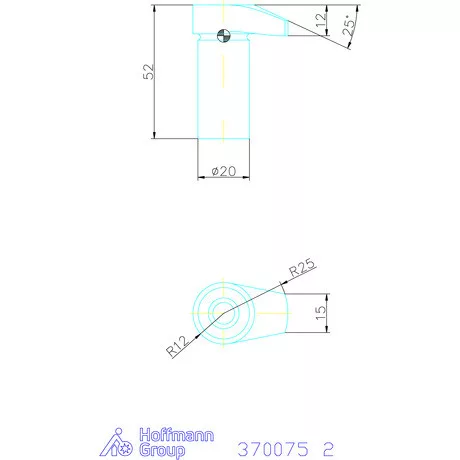 Kipp Szorító kampó hengeres 2