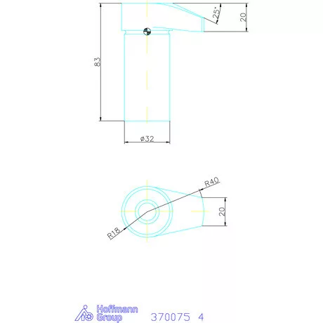 Kipp Szorító kampó hengeres 4