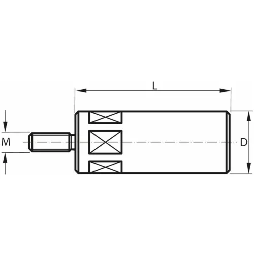 Kipp Feszítőhorog befogó 100 mm