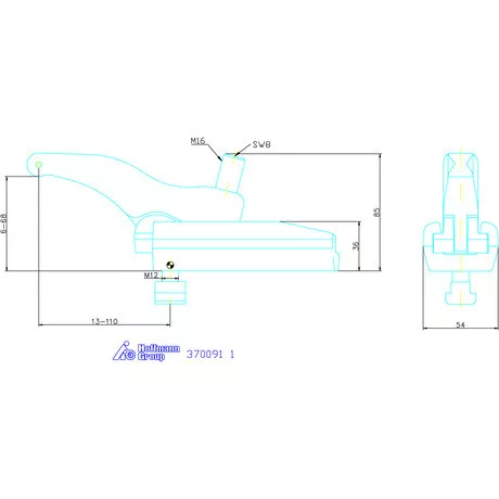 Amf Csúsztatható erősített szorító hosszú 1