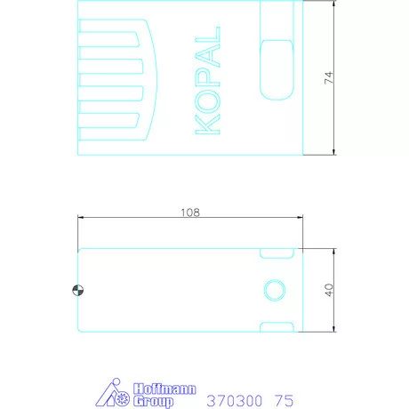 Kopal Magasító alátét kompakt leszorítóhoz 75 mm