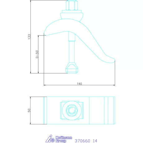 Amf Szorítóköröm 14 mm