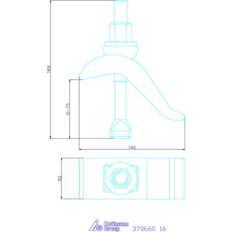 Amf Szorítóköröm 16 mm
