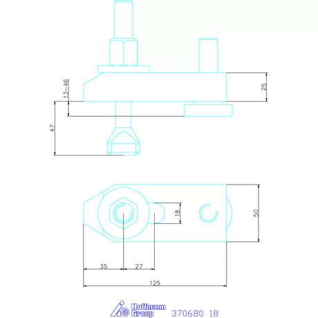 Amf Állítható szorítóvas 18 mm