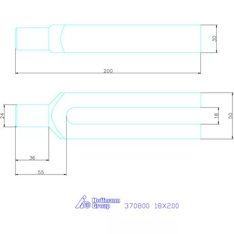 Amf Villás szorítóvas 18X200 mm