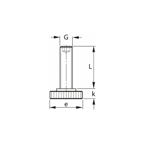 Amf Támasztó csavar 20X69