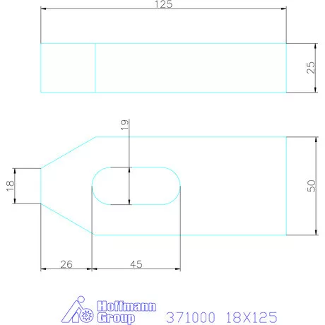 Amf Szorítóvas 18X125 mm