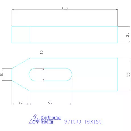 Amf Szorítóvas 18X160 mm