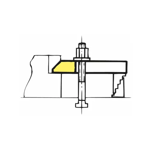 Amf Villás szorítóvas orral 33X315 mm