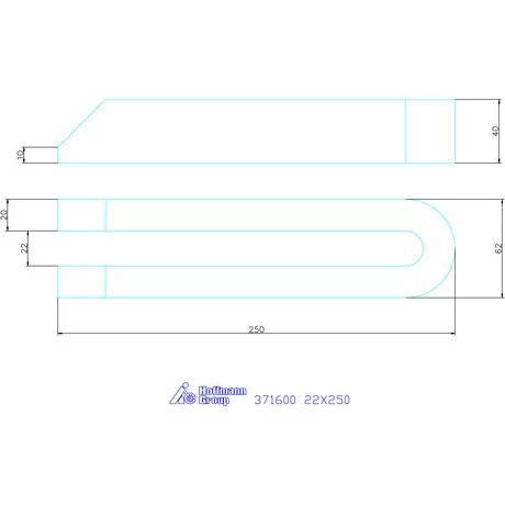 Amf Villás szorítóvas letörve 22X250 mm
