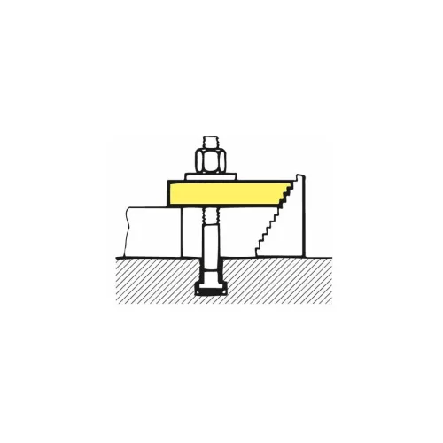 Amf Szorítóvas lépcsős fogazással 11X80 mm