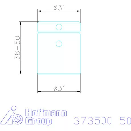 Amf Beállítható csavarbak acél alsórésszel 50 mm