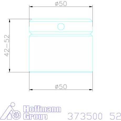 Amf Beállítható csavarbak acél alsórésszel 52 mm
